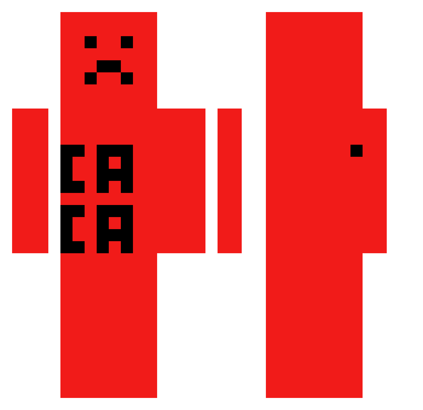 Truuth_ Minecraft skin, front and back view