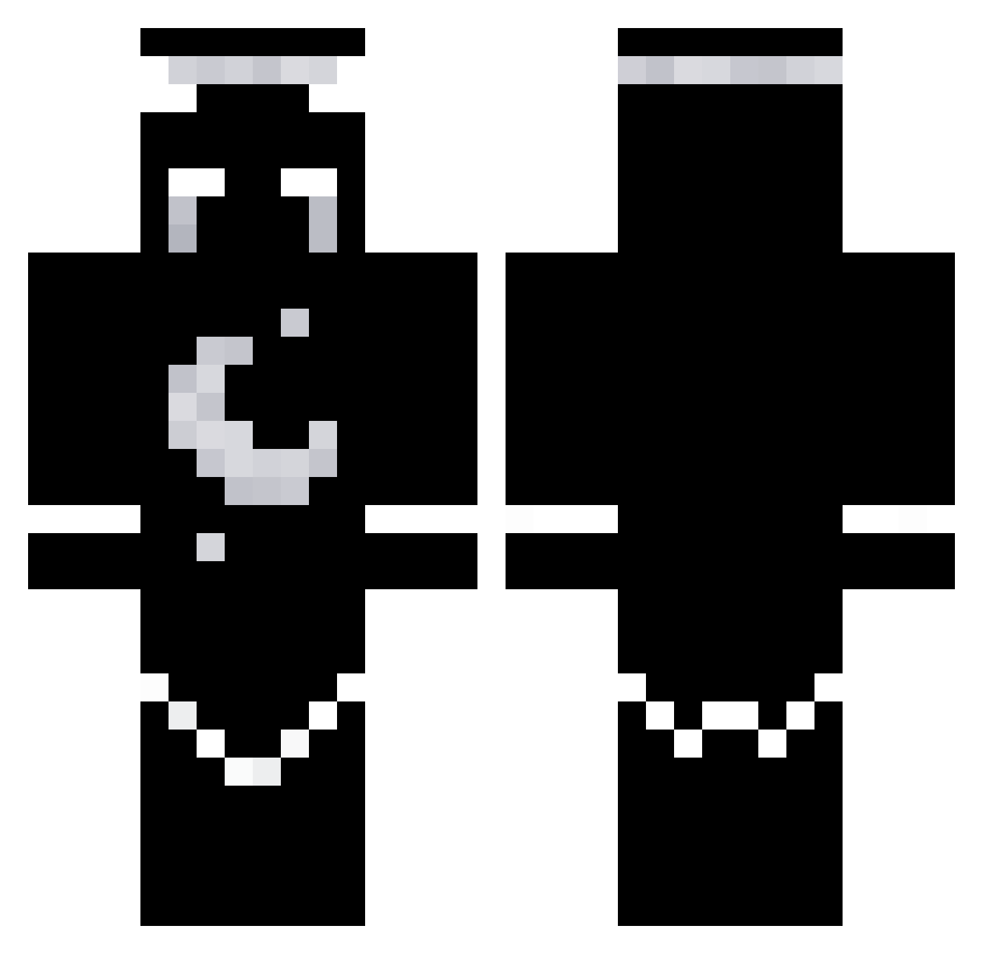 AM_Mory_AM Minecraft skin, front and back view