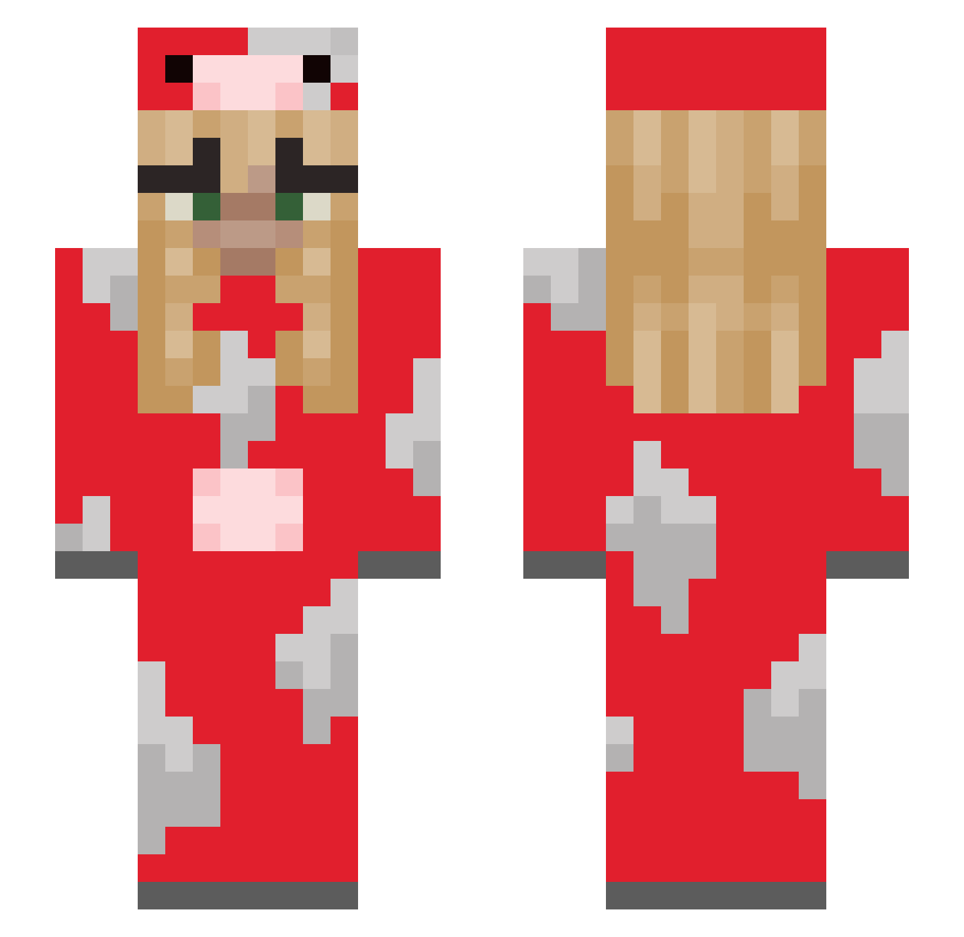 Zuzi_Buzi Minecraft skin, front and back view