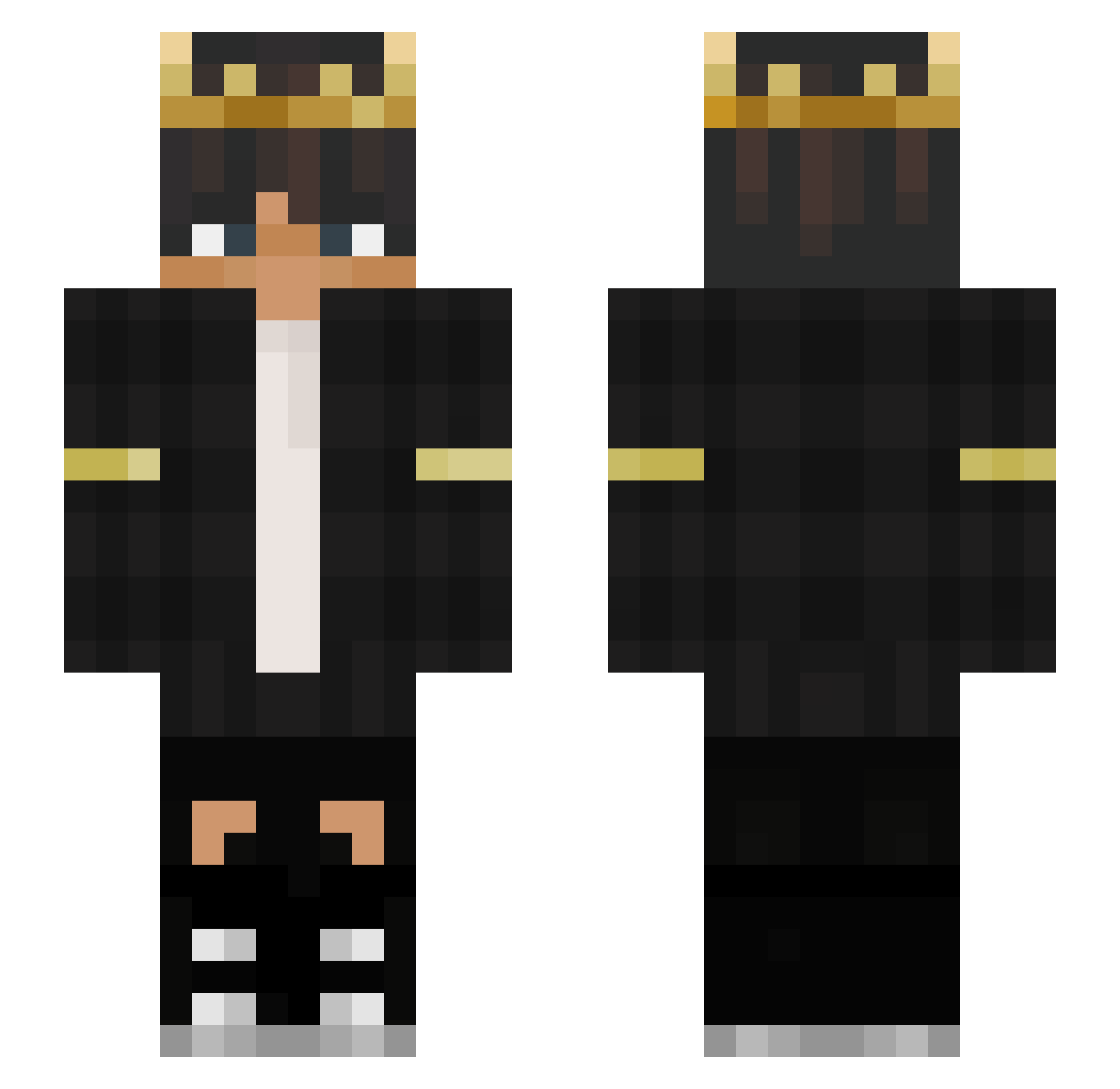 xX_Marciello_Xx Minecraft skin, front and back view