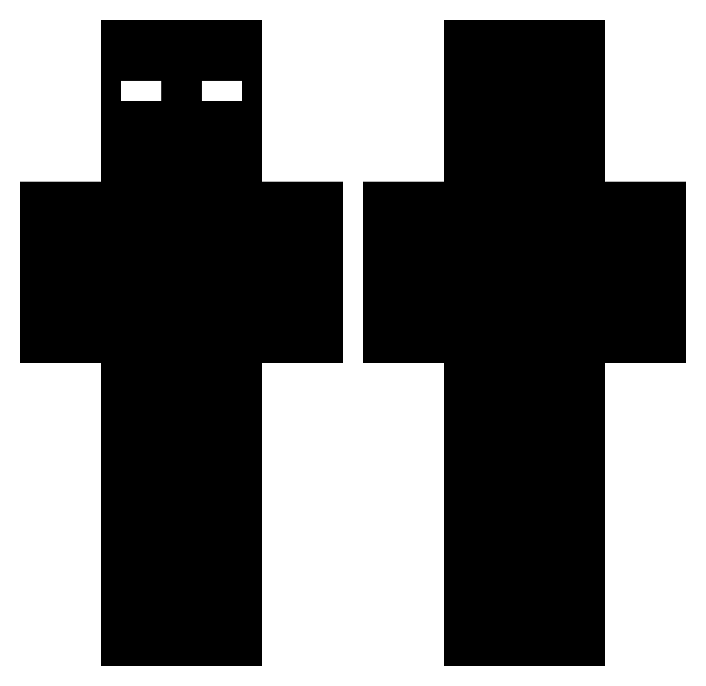 SmtPro_ Minecraft skin, front and back view