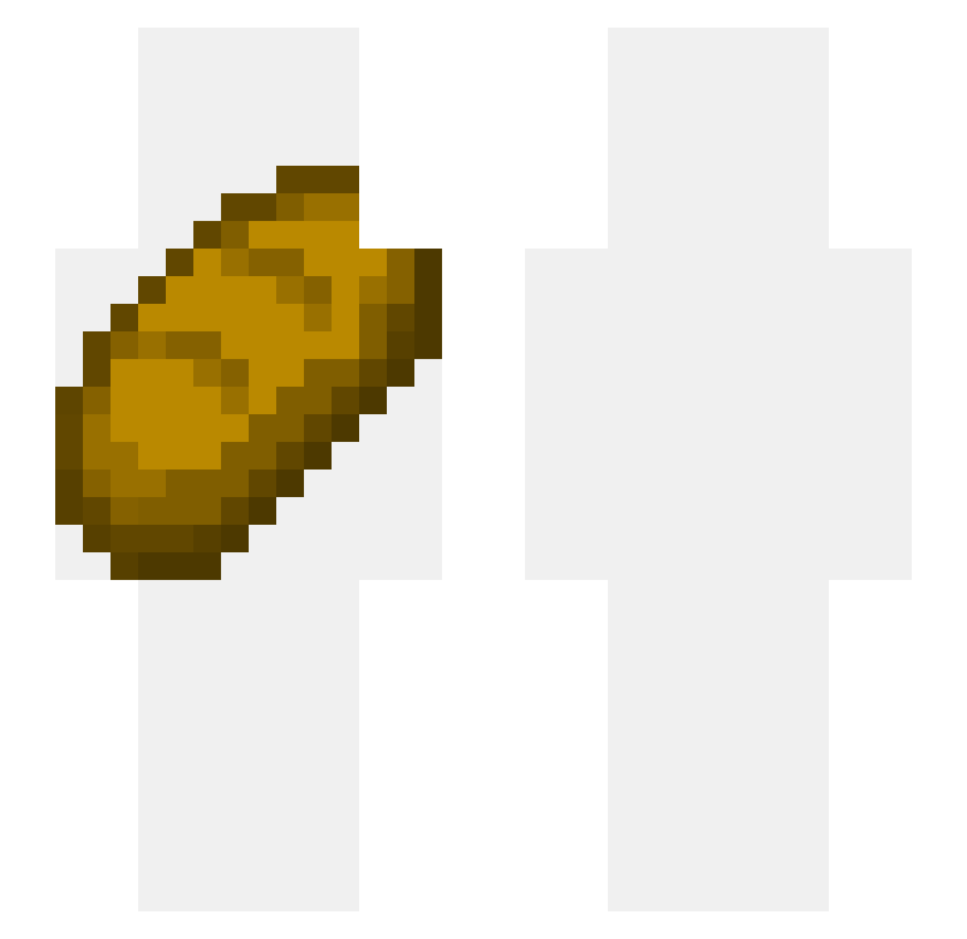sentimeeter Minecraft skin, front and back view