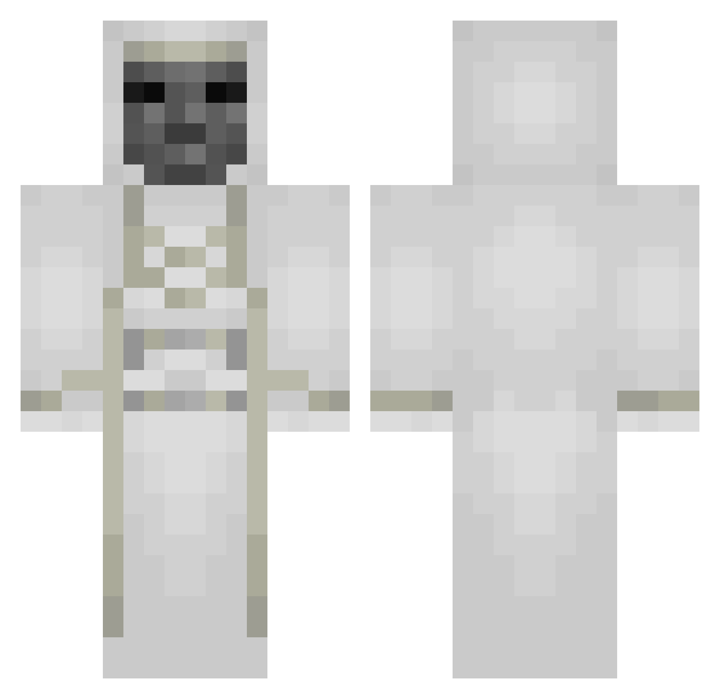 cxennnnnnnnnnnnn Minecraft skin, front and back view