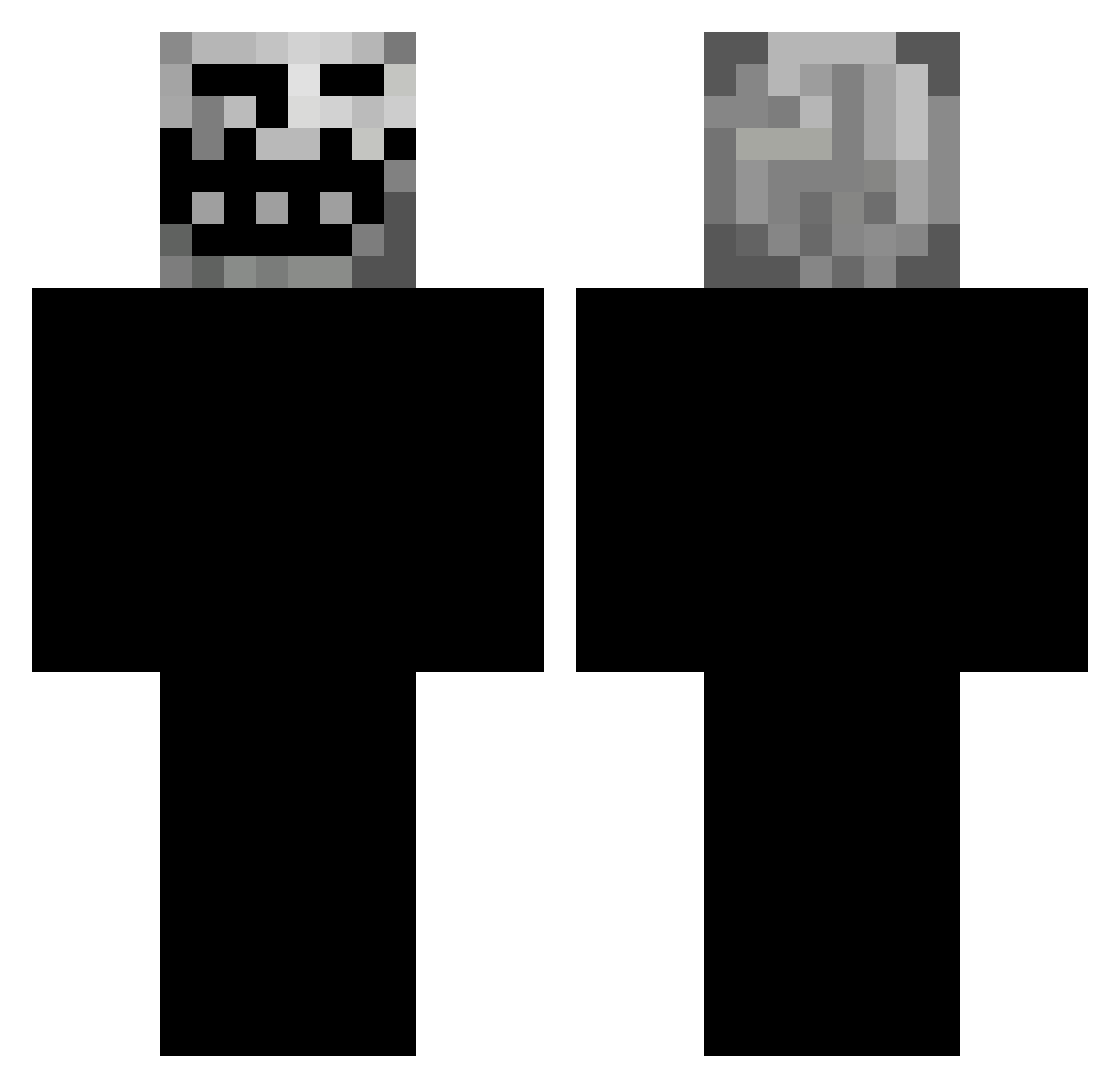 waffenbund Minecraft skin, front and back view