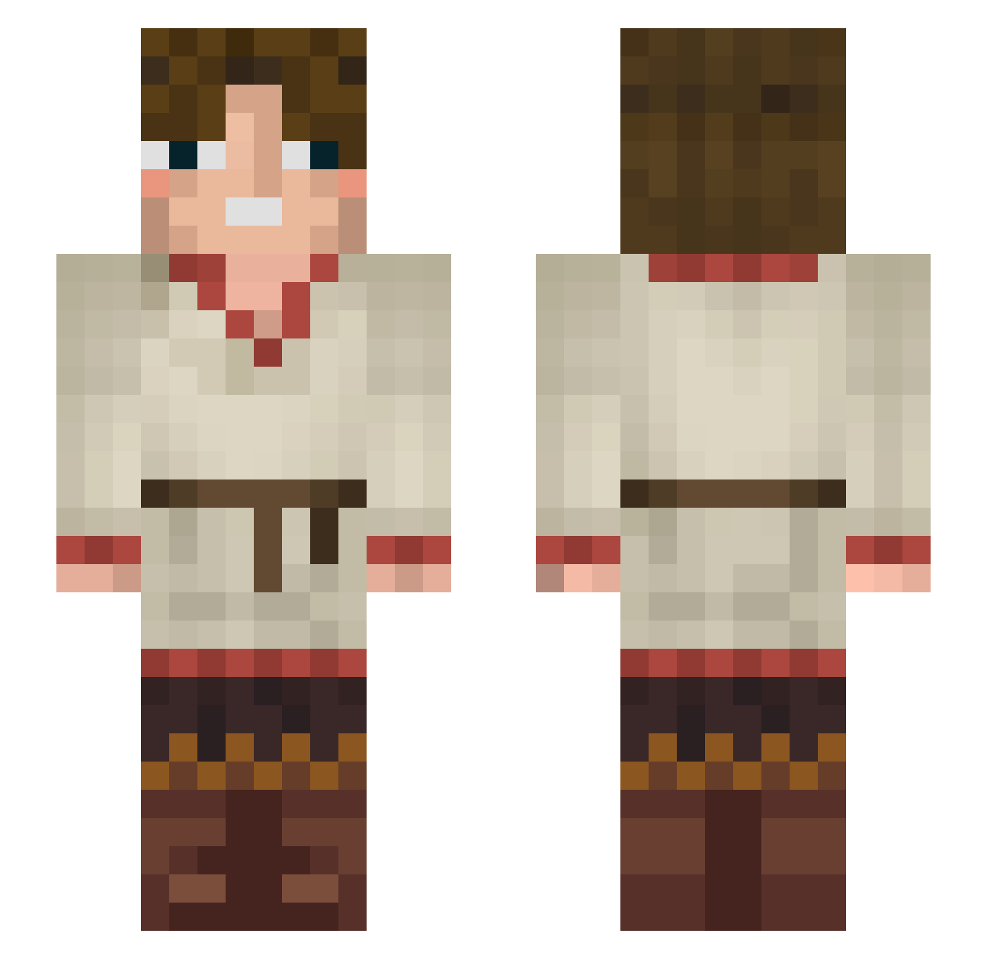 DanQc_ Minecraft skin, front and back view