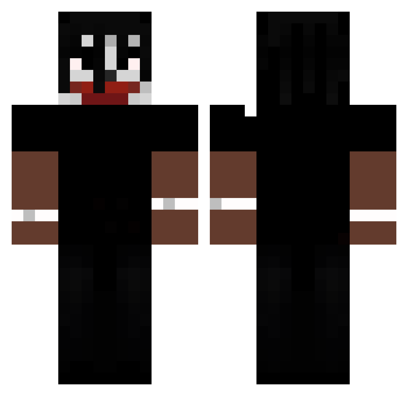 raellpjkap Minecraft skin, front and back view