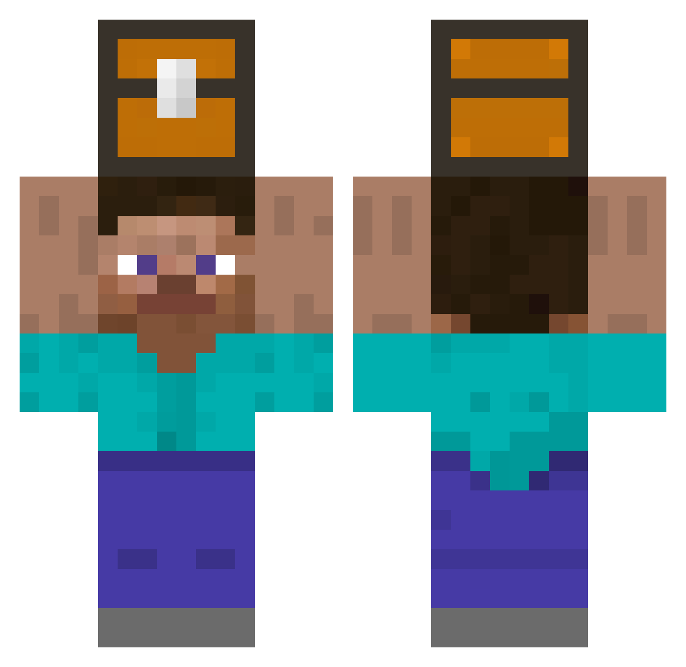KweenKaren72 Minecraft skin, front and back view