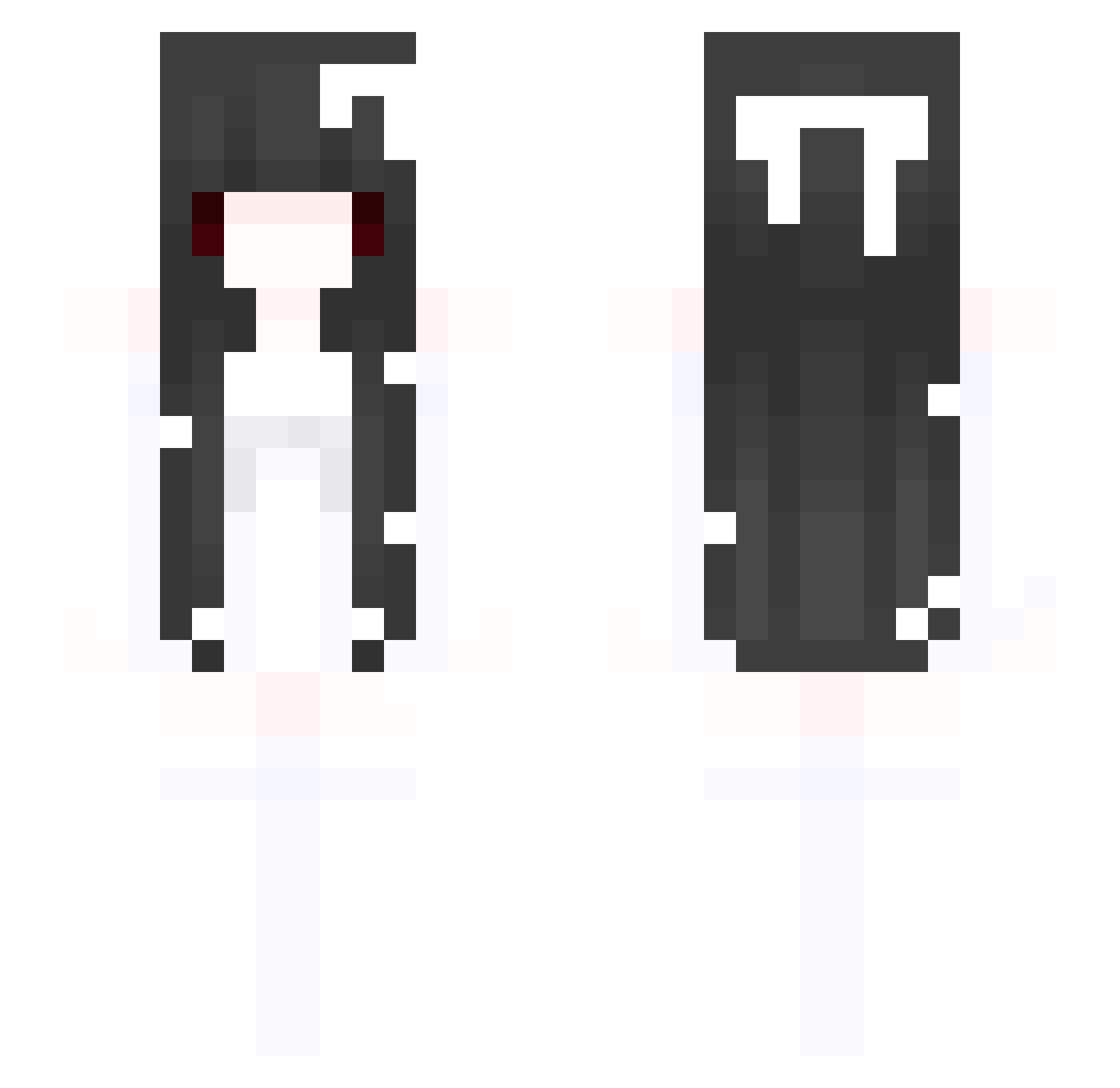 chobiscit Minecraft skin, front and back view