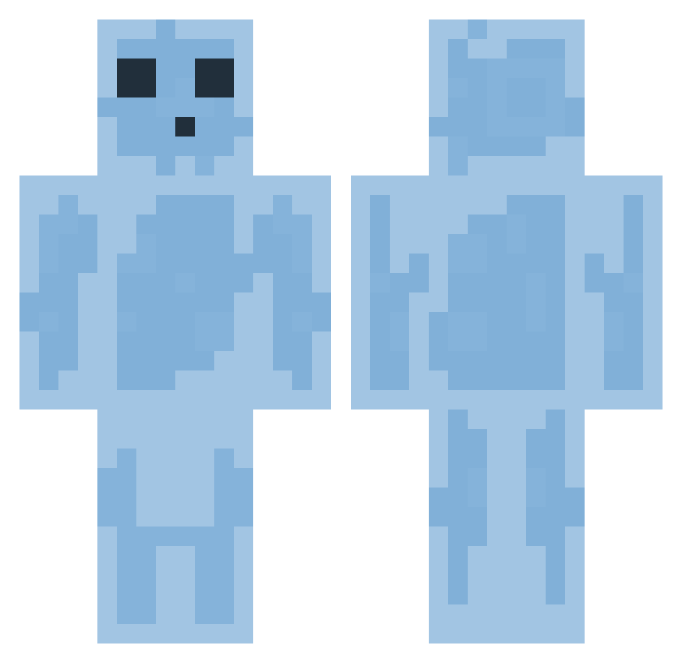 striker812 Minecraft skin, front and back view