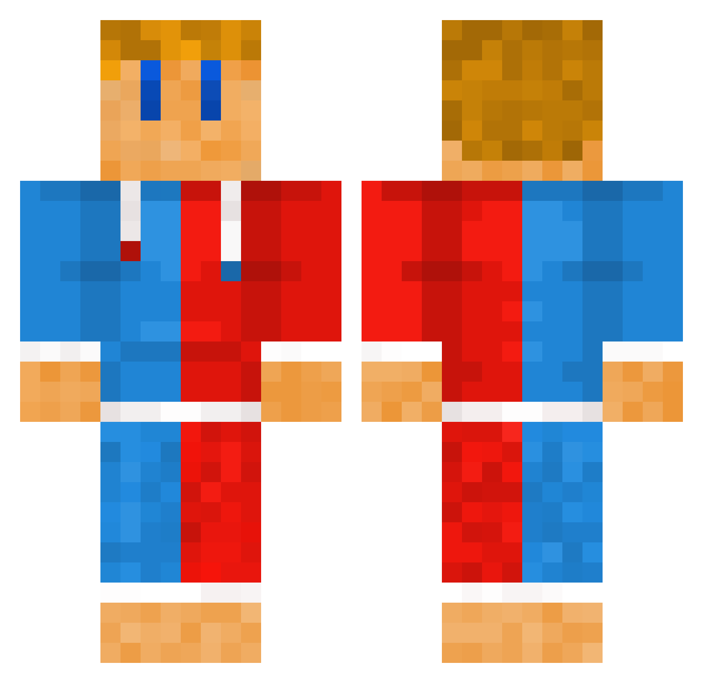 EytanProCyrex Minecraft skin, front and back view