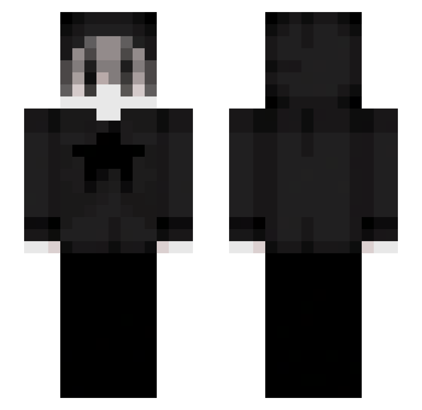 sm1ttayy Minecraft skin, front and back view