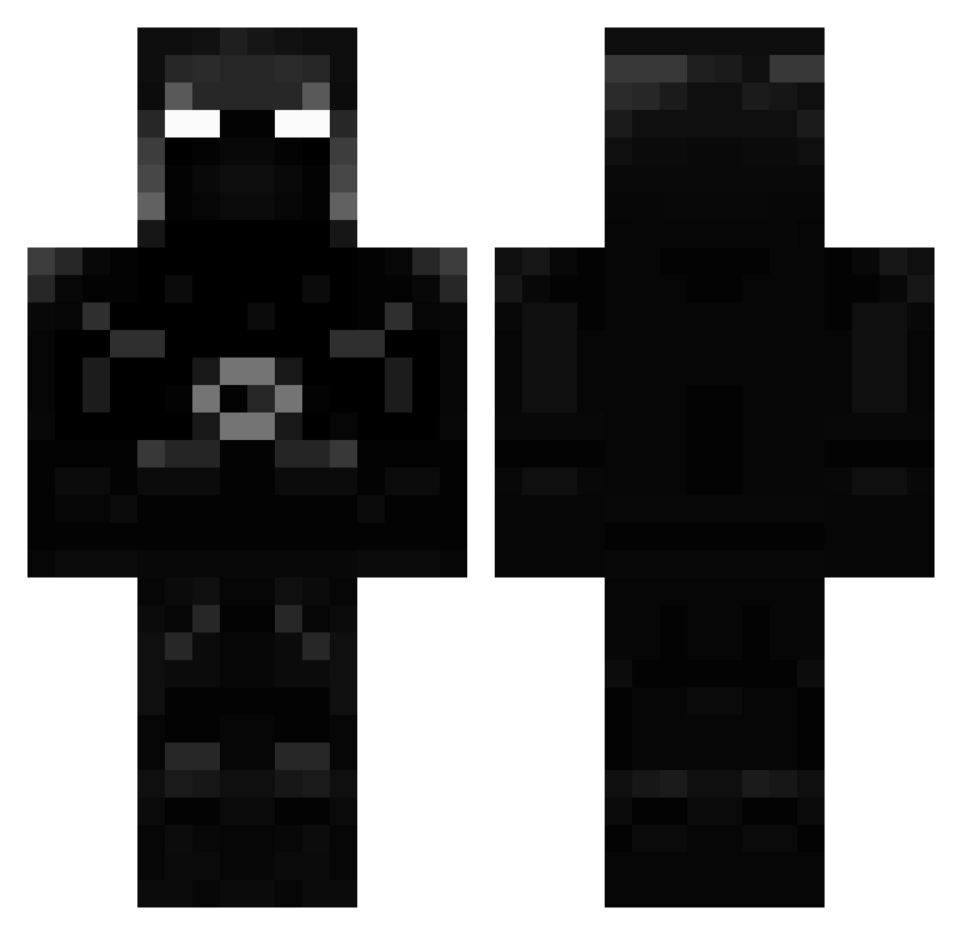 S41m0n_ Minecraft skin, front and back view