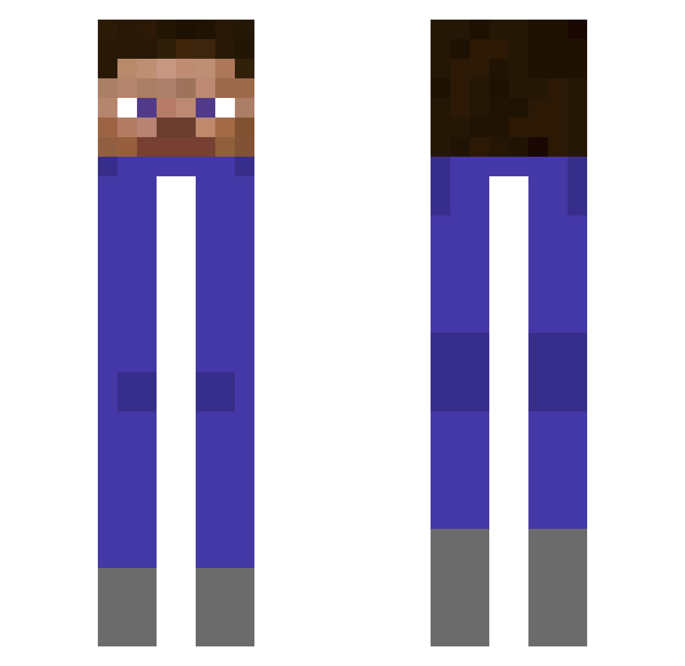 Useless_lol Minecraft skin, front and back view
