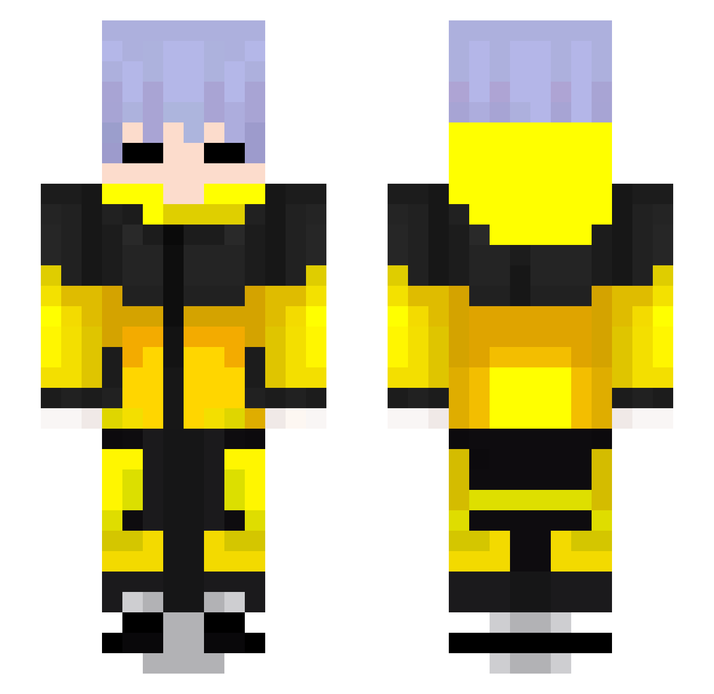 yinyue_0526 Minecraft skin, front and back view