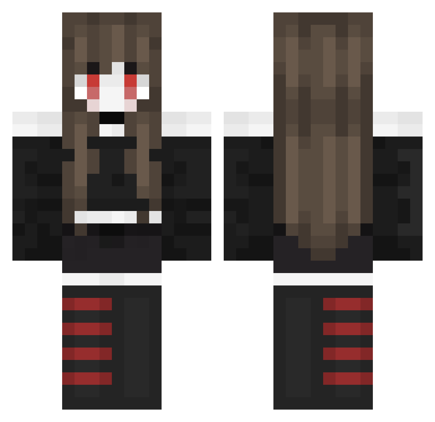 suesse_victoria Minecraft skin, front and back view