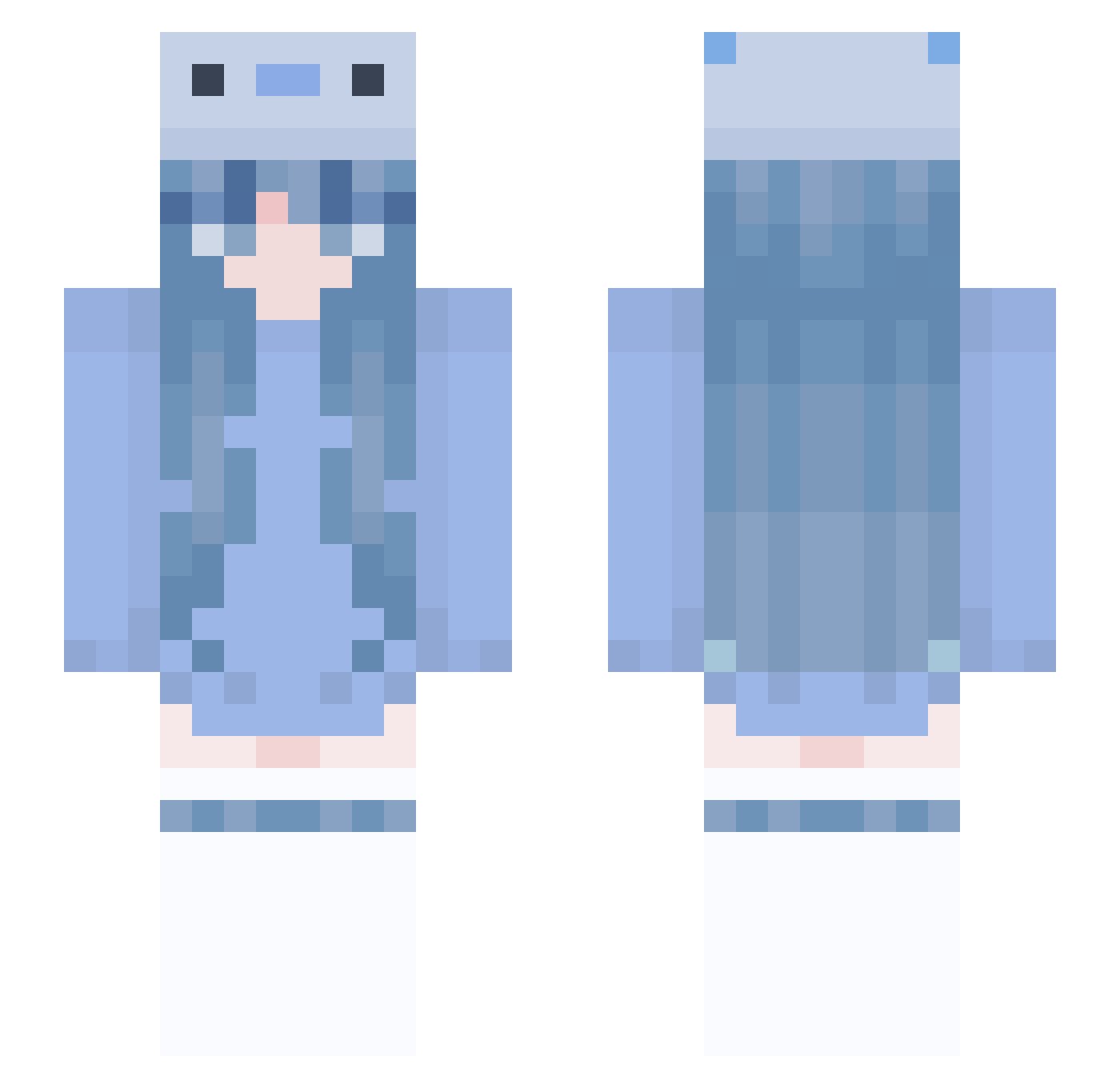 sitaya2010 Minecraft skin, front and back view