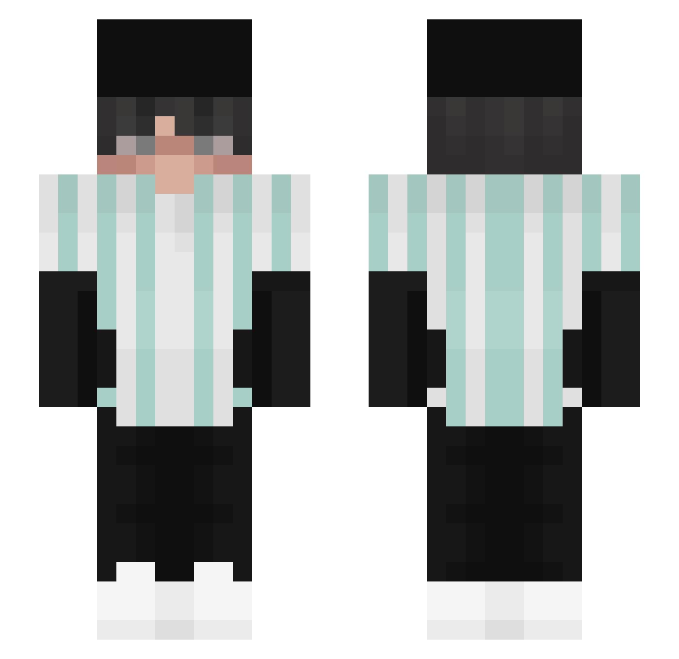 zam0yy_ Minecraft skin, front and back view