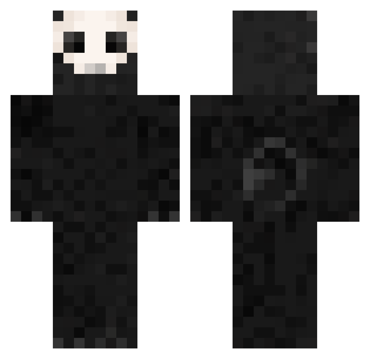 The_Bro_Pro Minecraft skin, front and back view