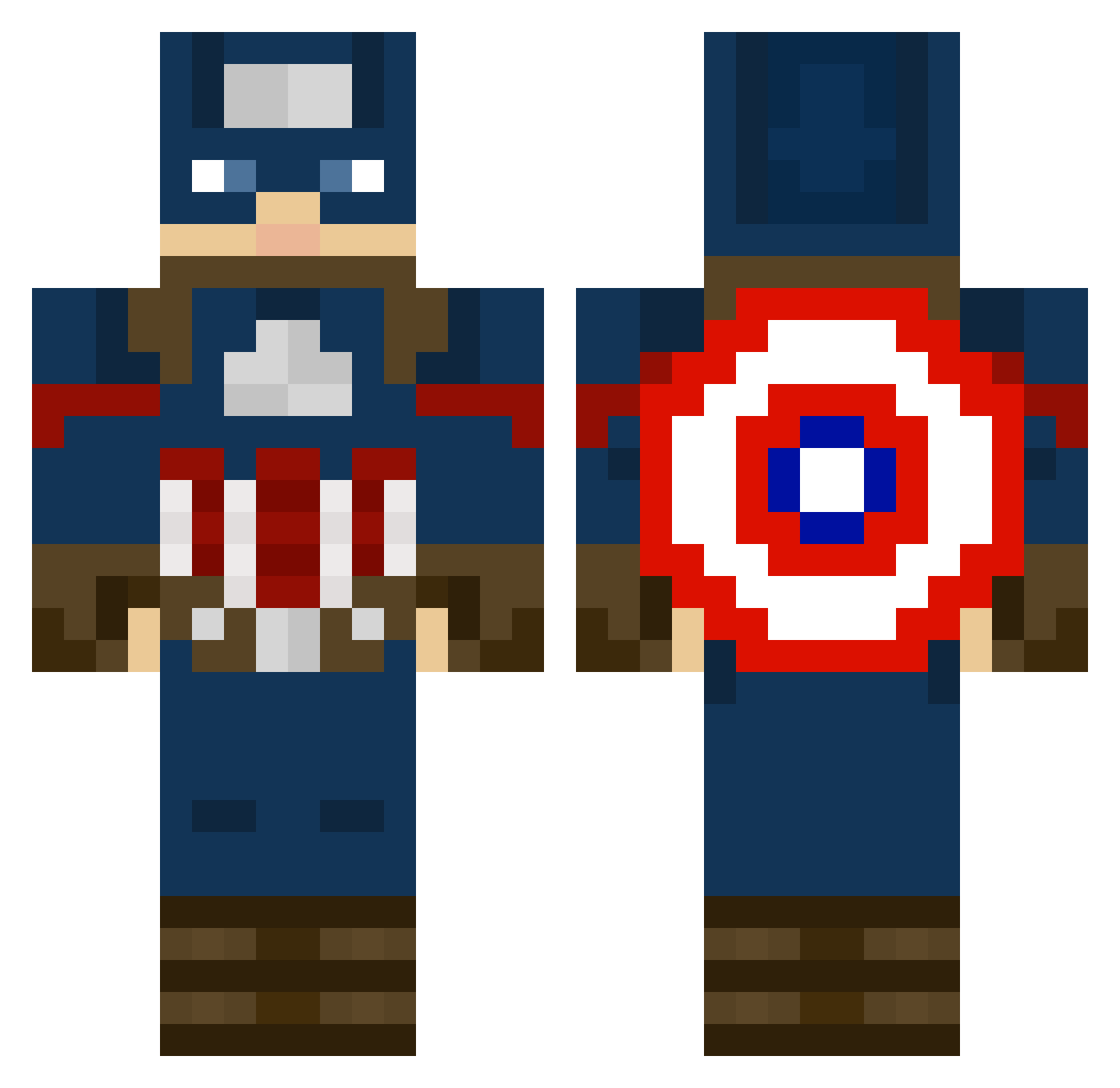 Shadowflame2_0 Minecraft skin, front and back view