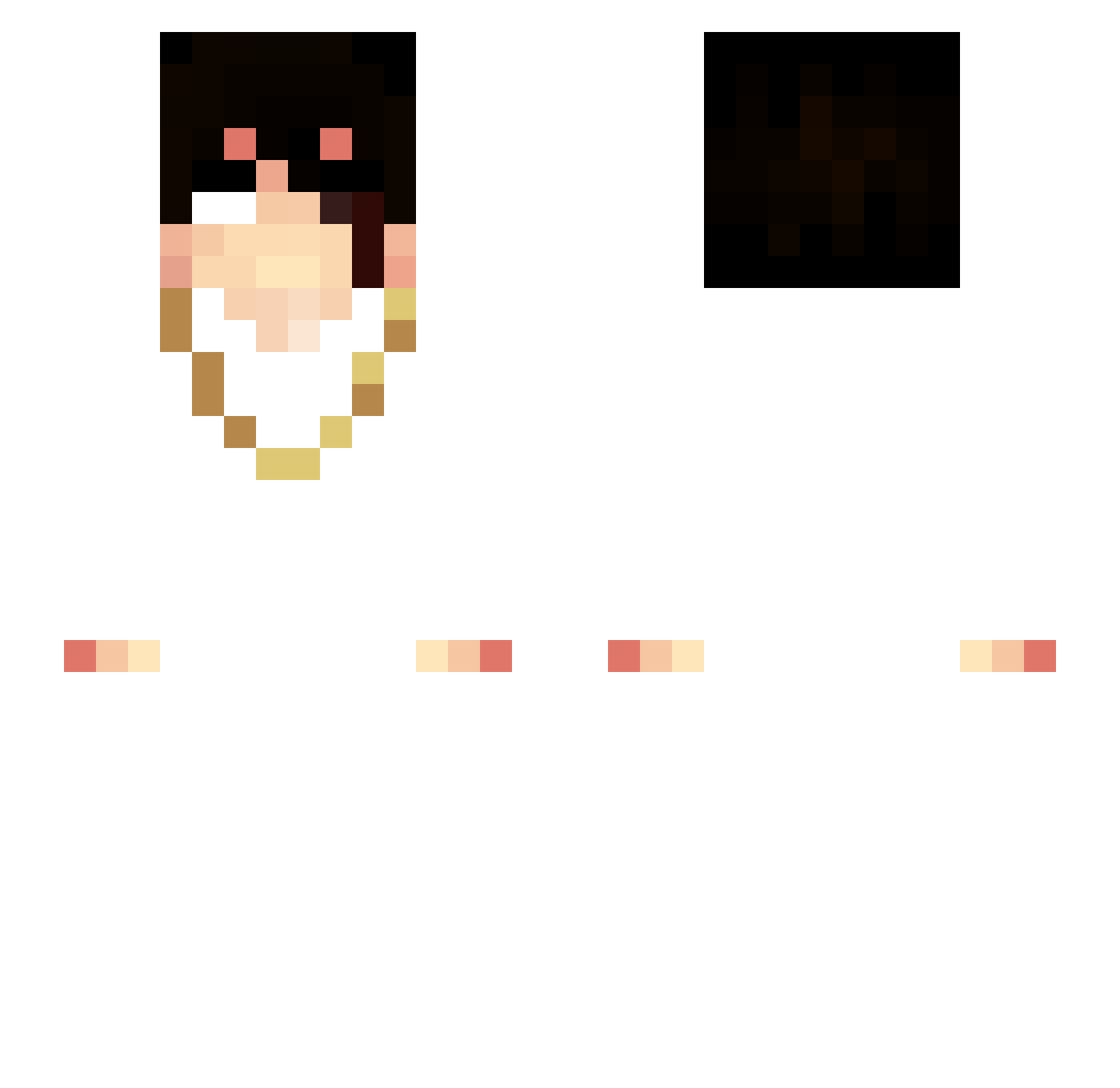 TheBroadSniper Minecraft skin, front and back view