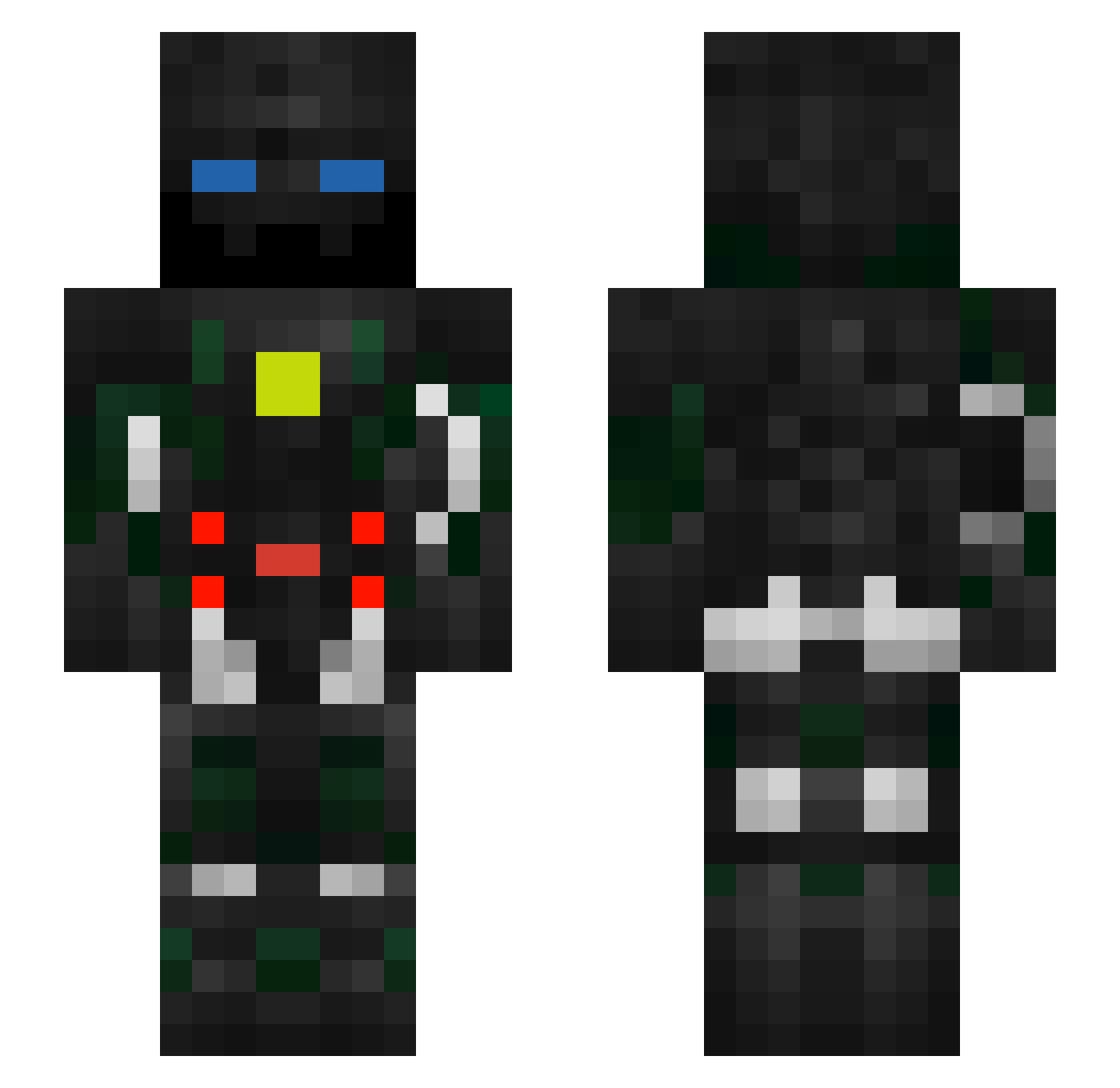 GER_AL3X Minecraft skin, front and back view