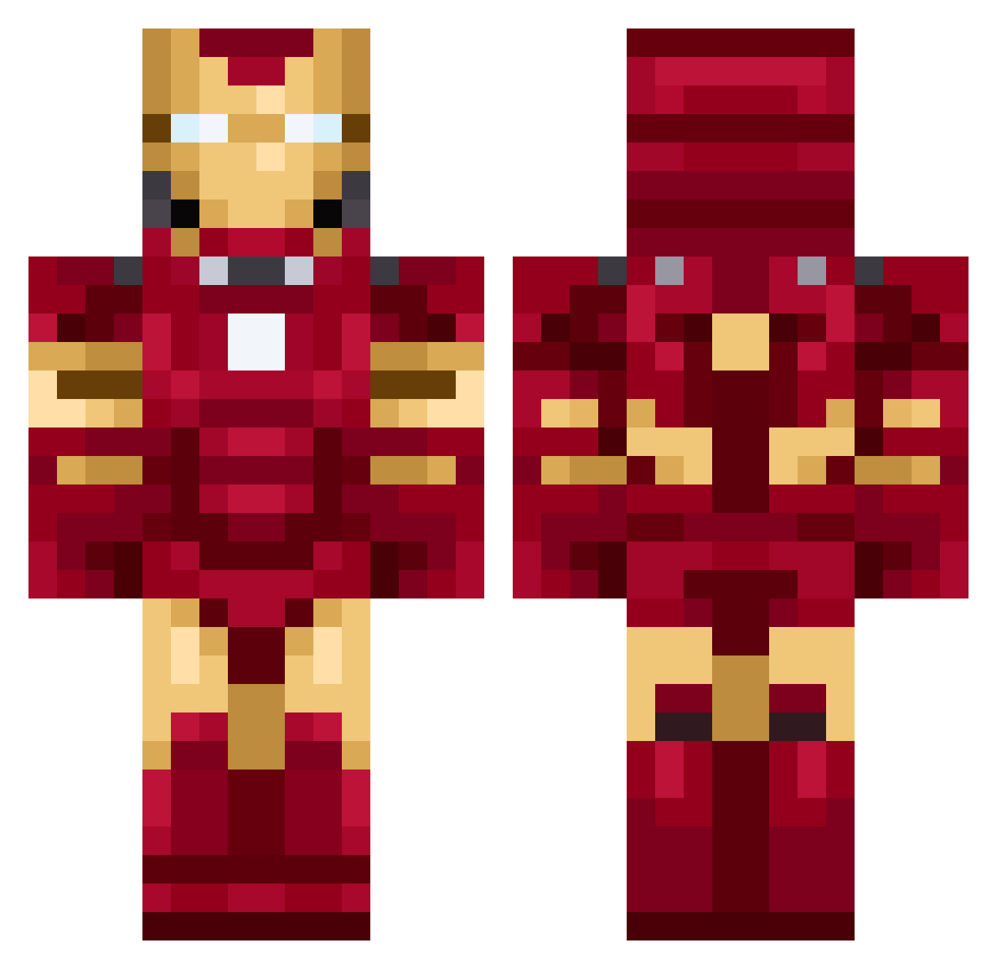 Christian161008 Minecraft skin, front and back view