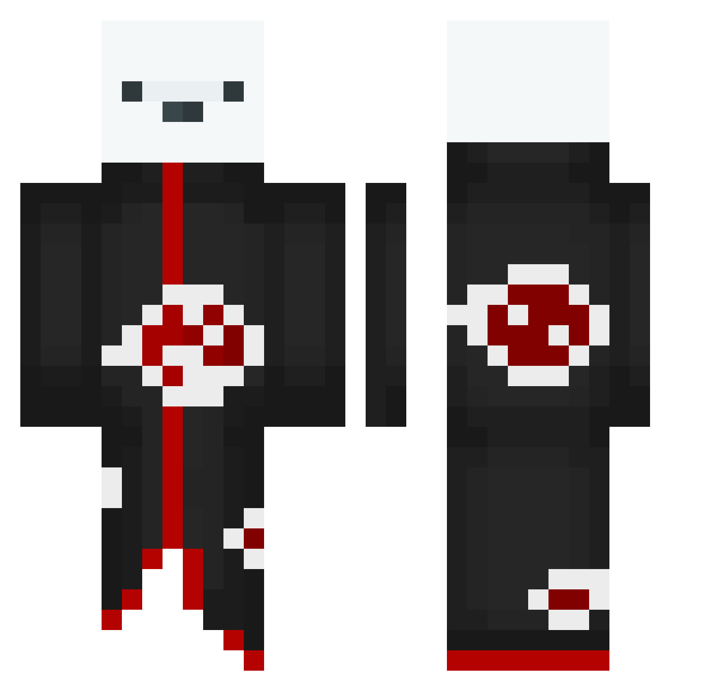 taewoong0530 Minecraft skin, front and back view