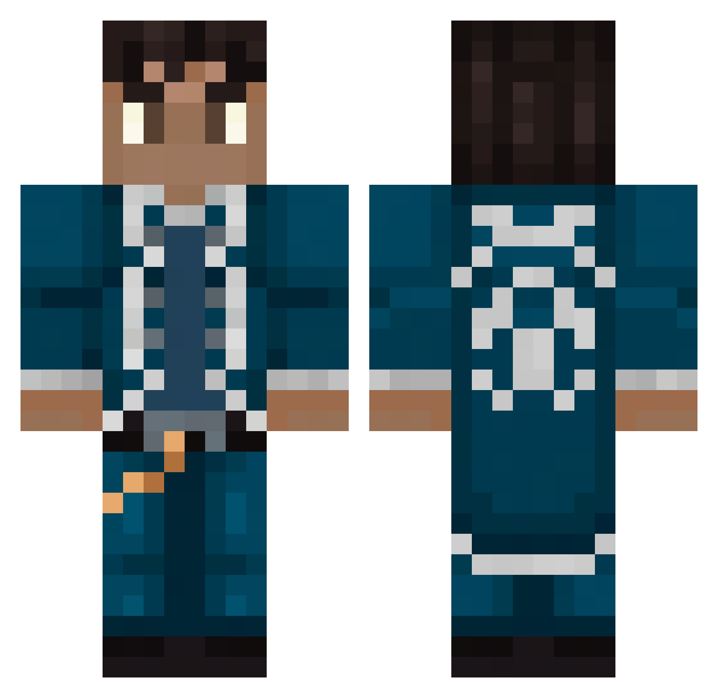 GuardianofRoshar Minecraft skin, front and back view