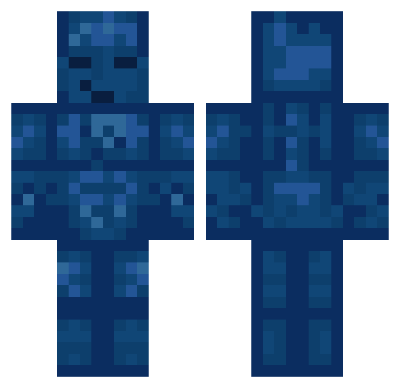FantasticLeStick Minecraft skin, front and back view