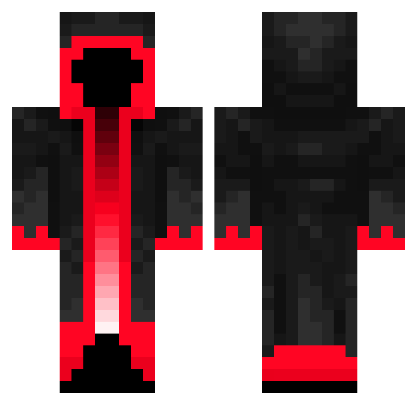 szymom45 Minecraft skin, front and back view