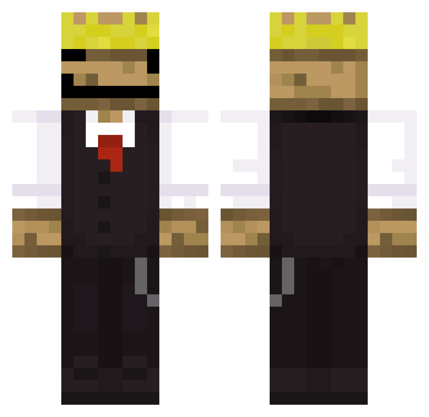 Sabio_japinha Minecraft skin, front and back view