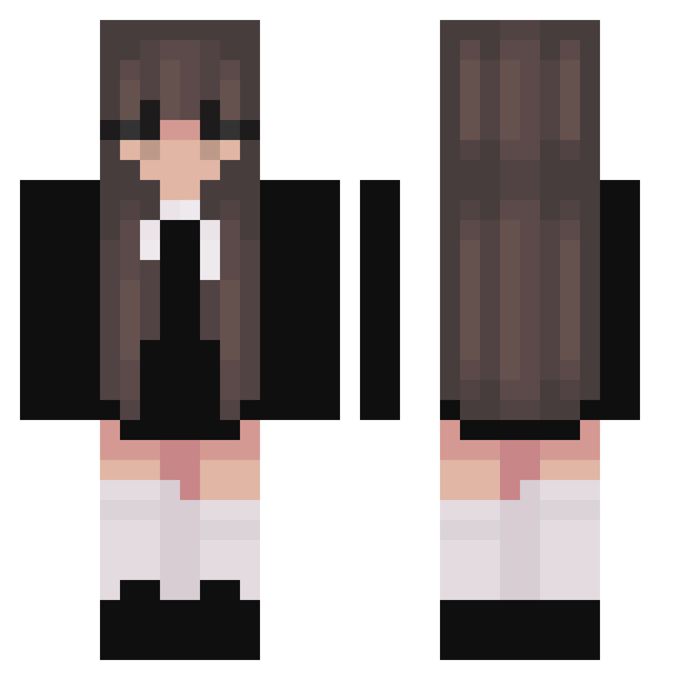 rudybos567 Minecraft skin, front and back view