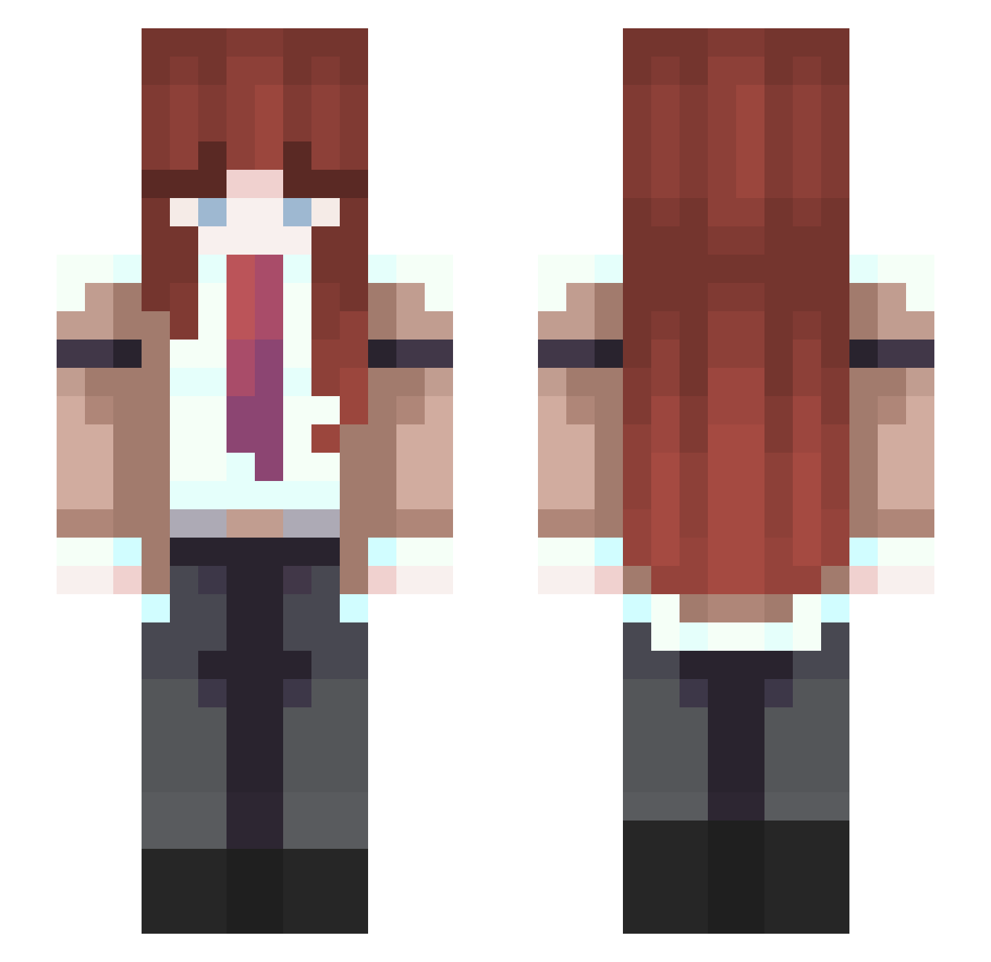 looyon_514 Minecraft skin, front and back view