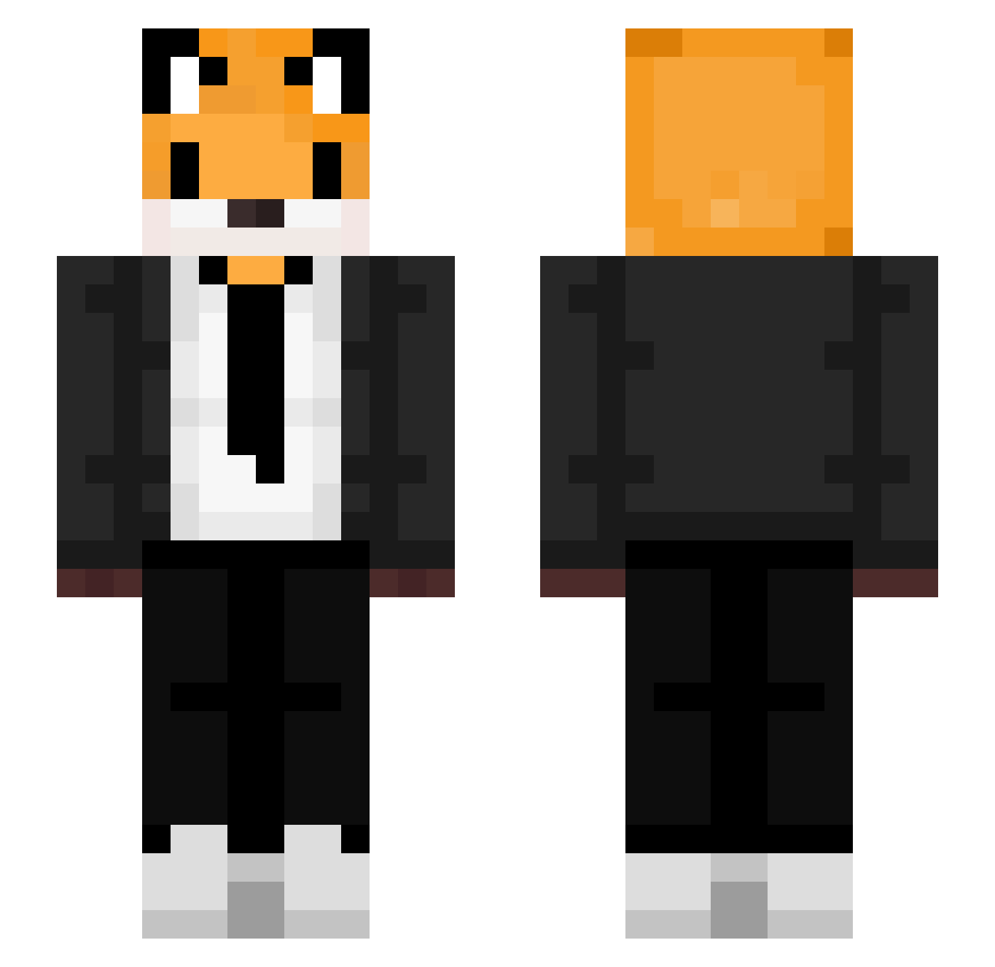 XPG_I9 Minecraft skin, front and back view