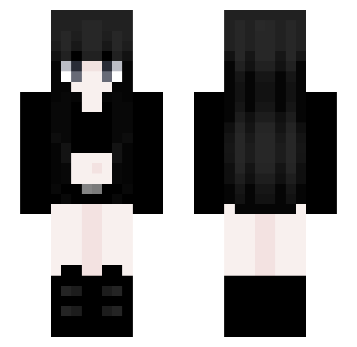 Random_0person0 Minecraft skin, front and back view