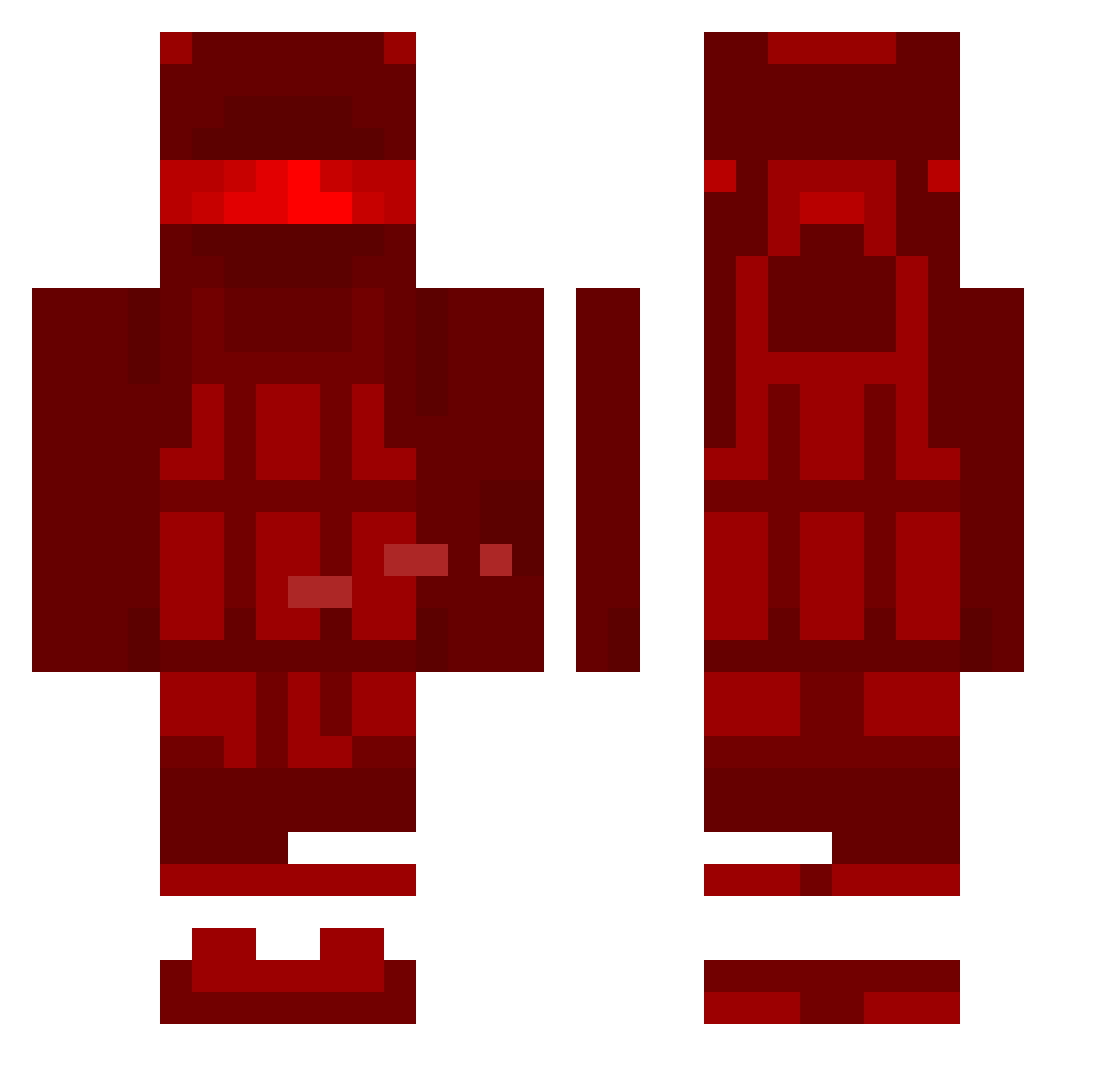 zW1nT3r_ Minecraft skin, front and back view