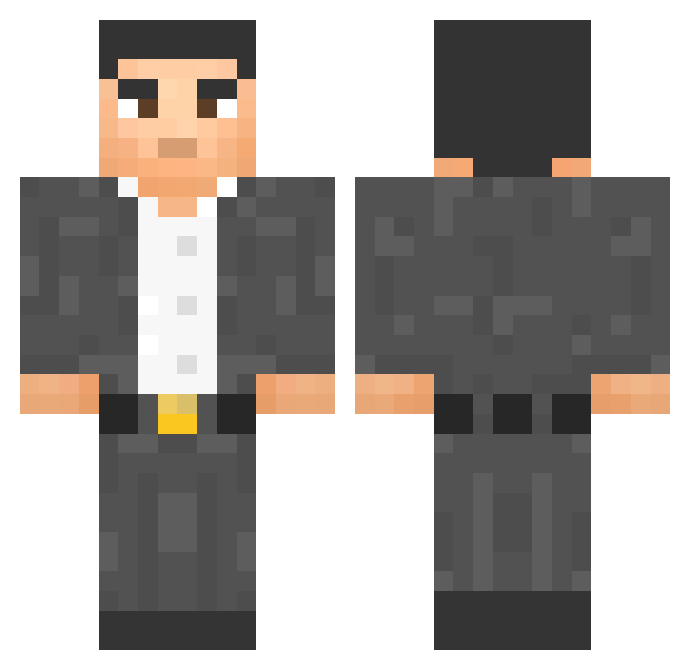 leone_ Minecraft skin, front and back view