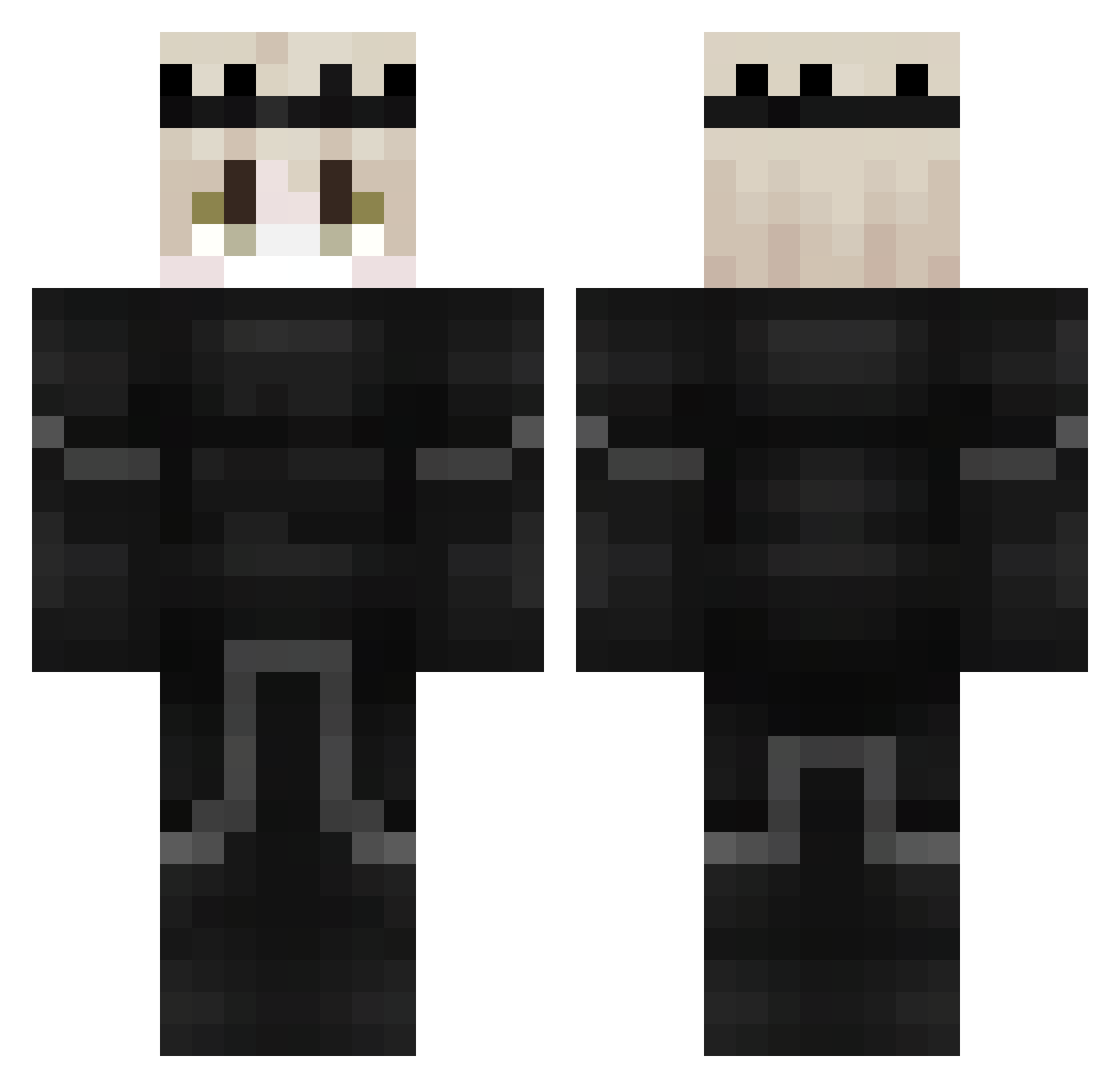 seoroo_WDB Minecraft skin, front and back view