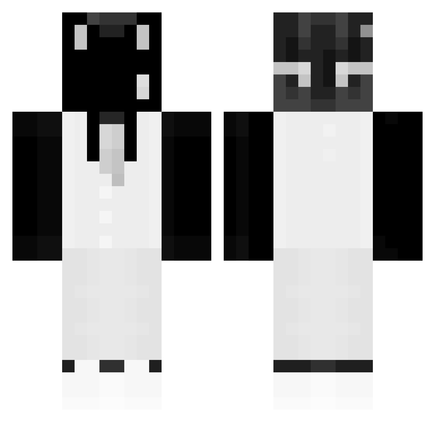 jabirocaCaiTORTO Minecraft skin, front and back view
