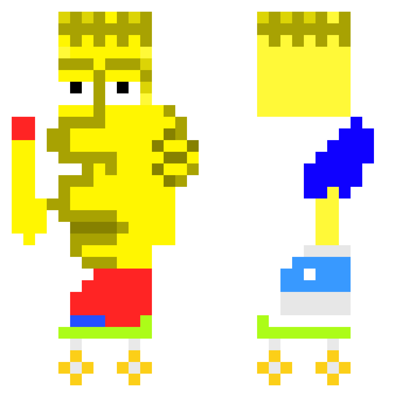 epicpopcorn2009 Minecraft skin, front and back view