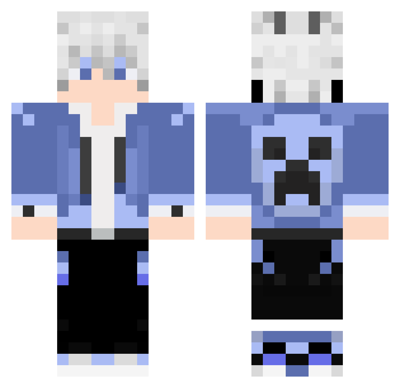 POEG_ Minecraft skin, front and back view