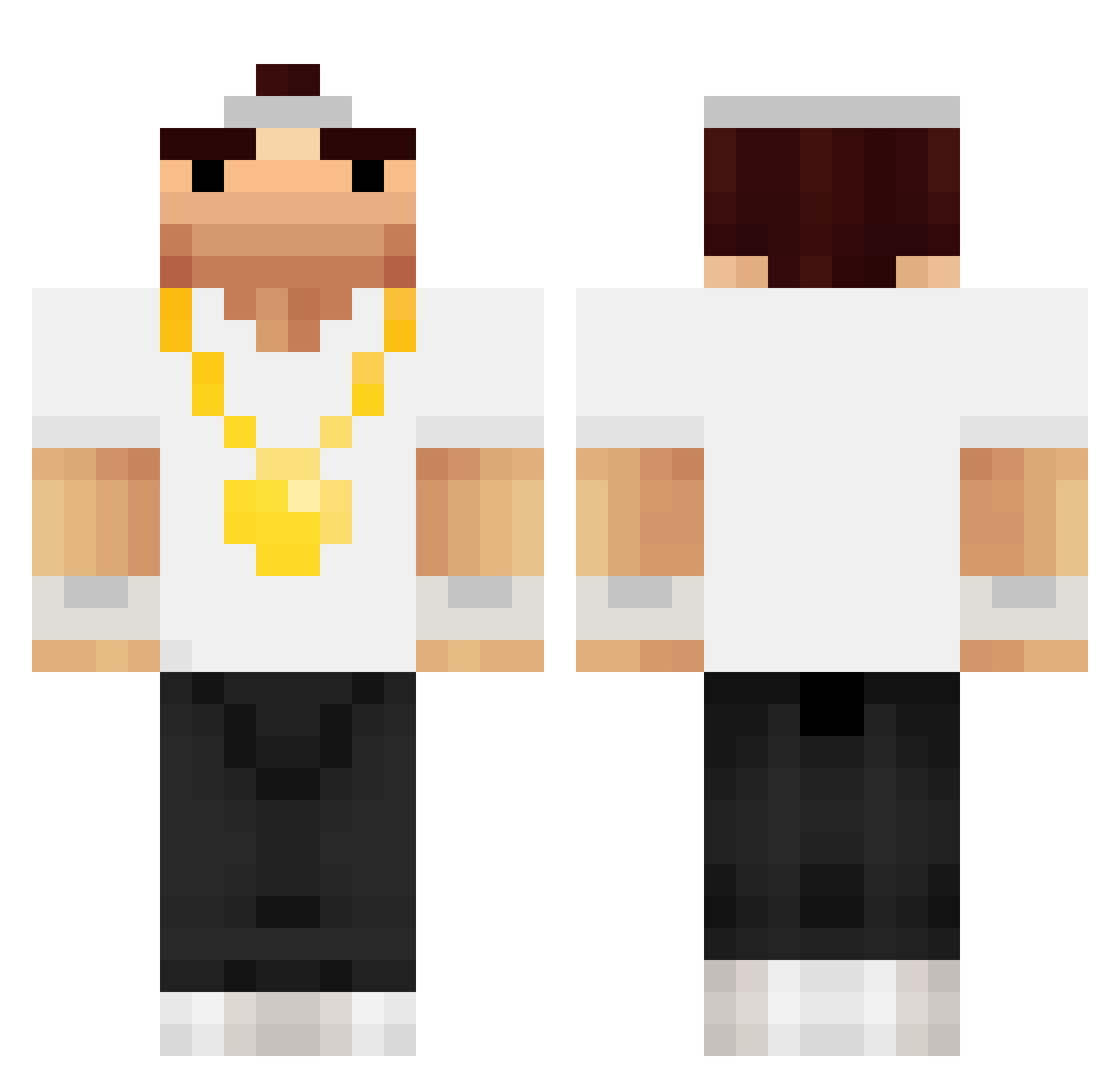 RigDuardo013 Minecraft skin, front and back view
