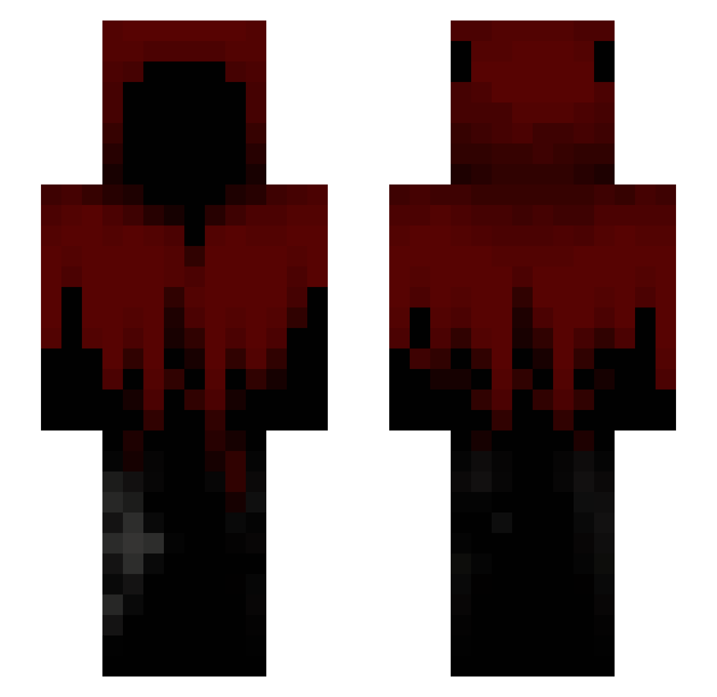 _Lazi Minecraft skin, front and back view