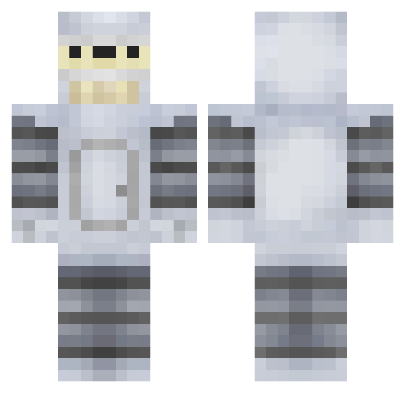 tyrolean Minecraft skin, front and back view