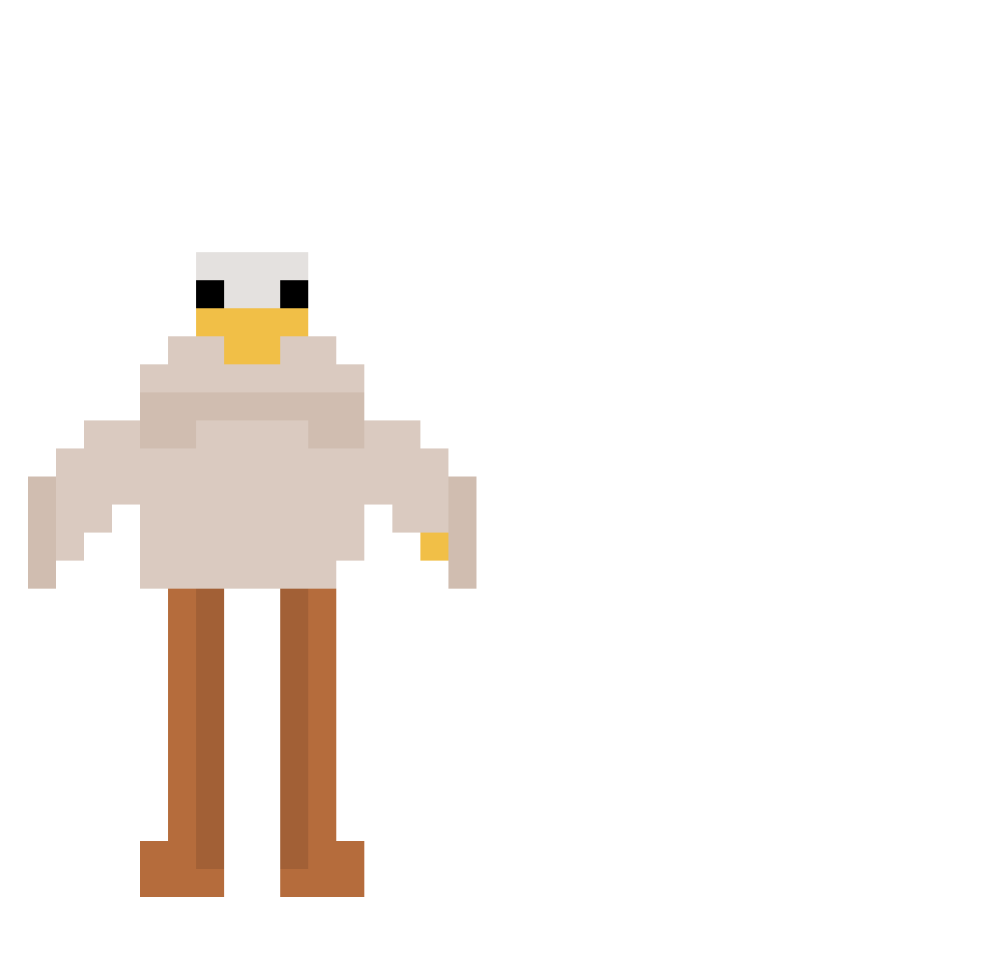ZurcGG Minecraft skin, front and back view