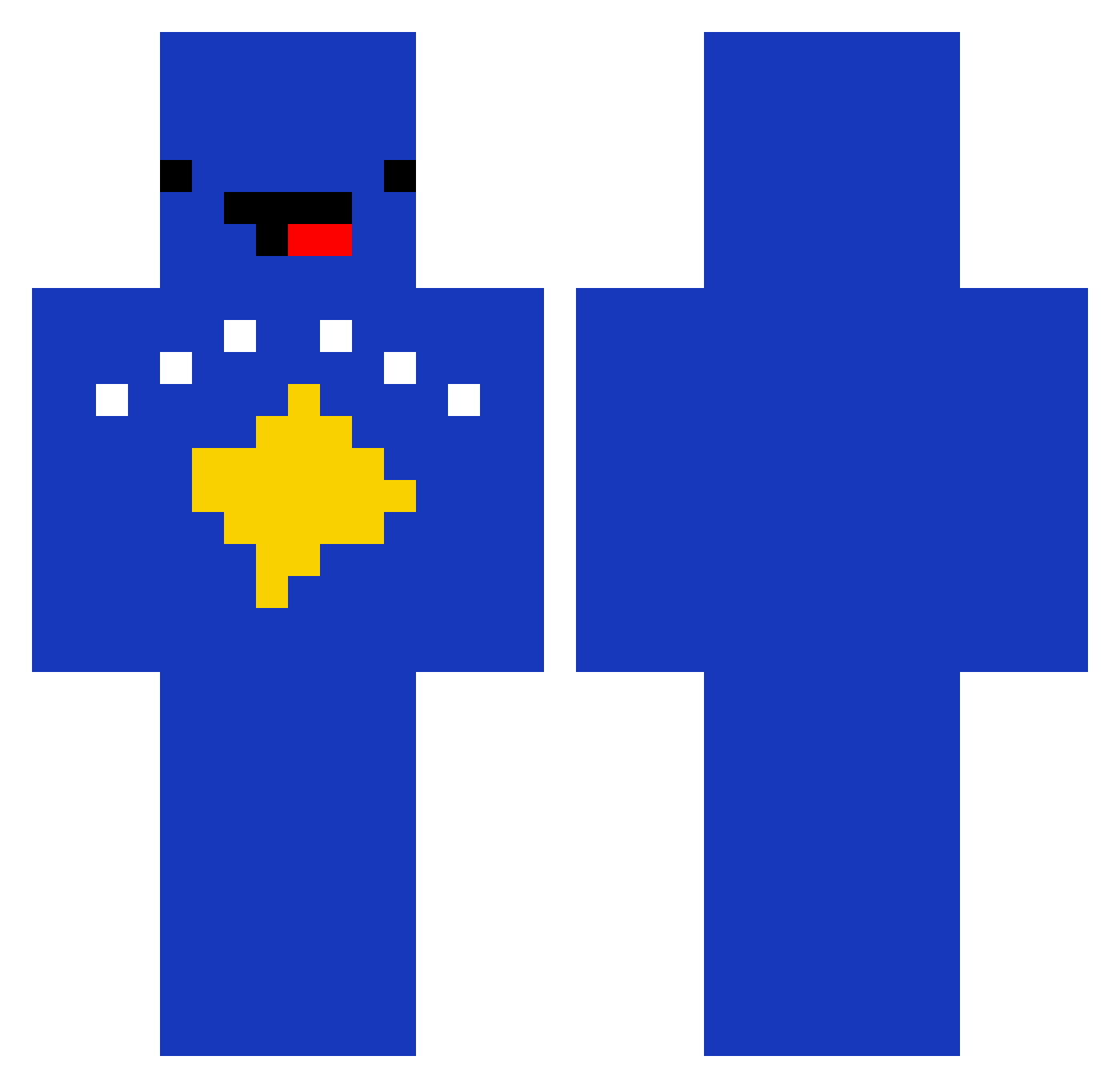 CarlosSainzJR Minecraft skin, front and back view