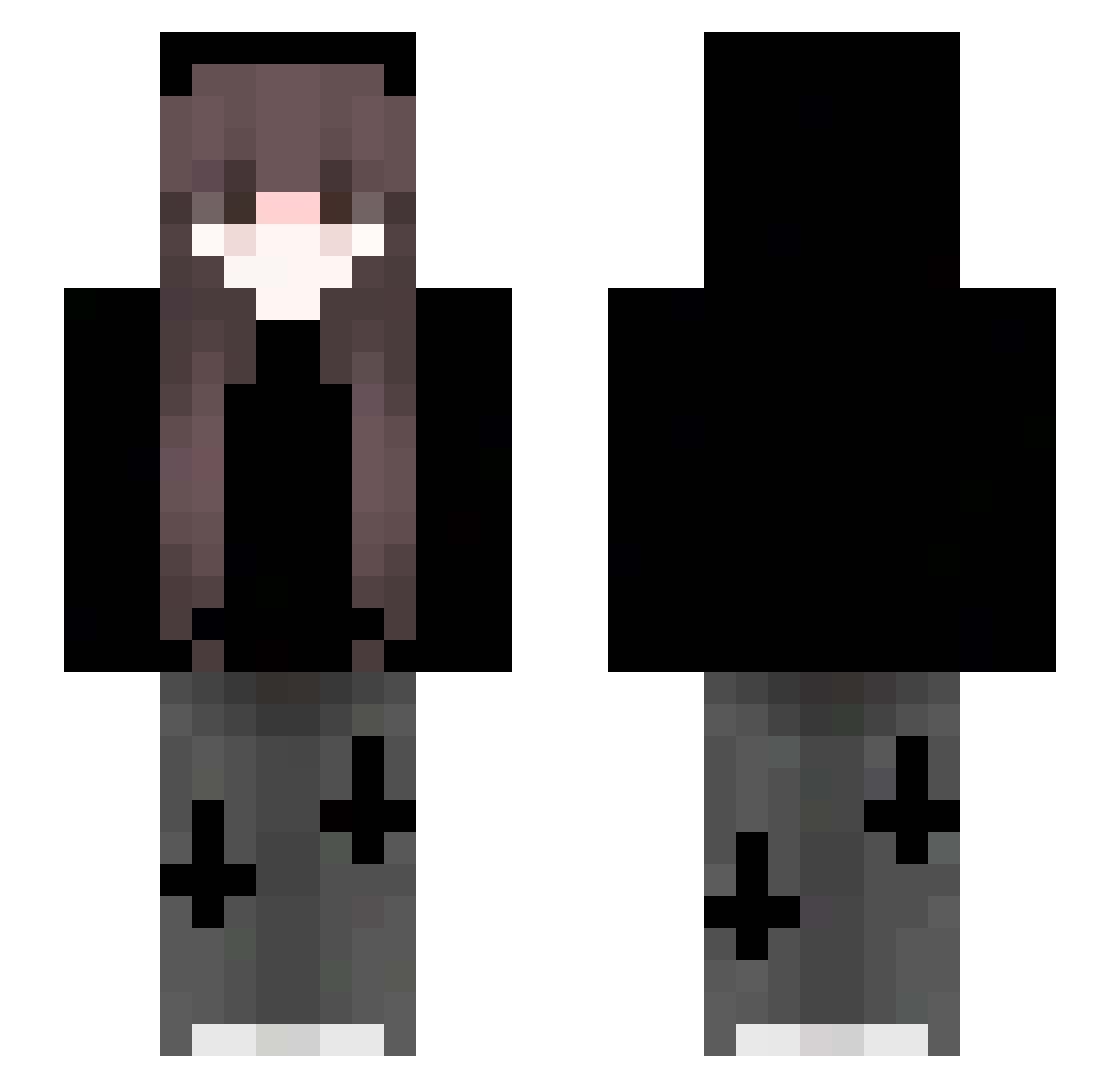 ThatsLorro Minecraft skin, front and back view