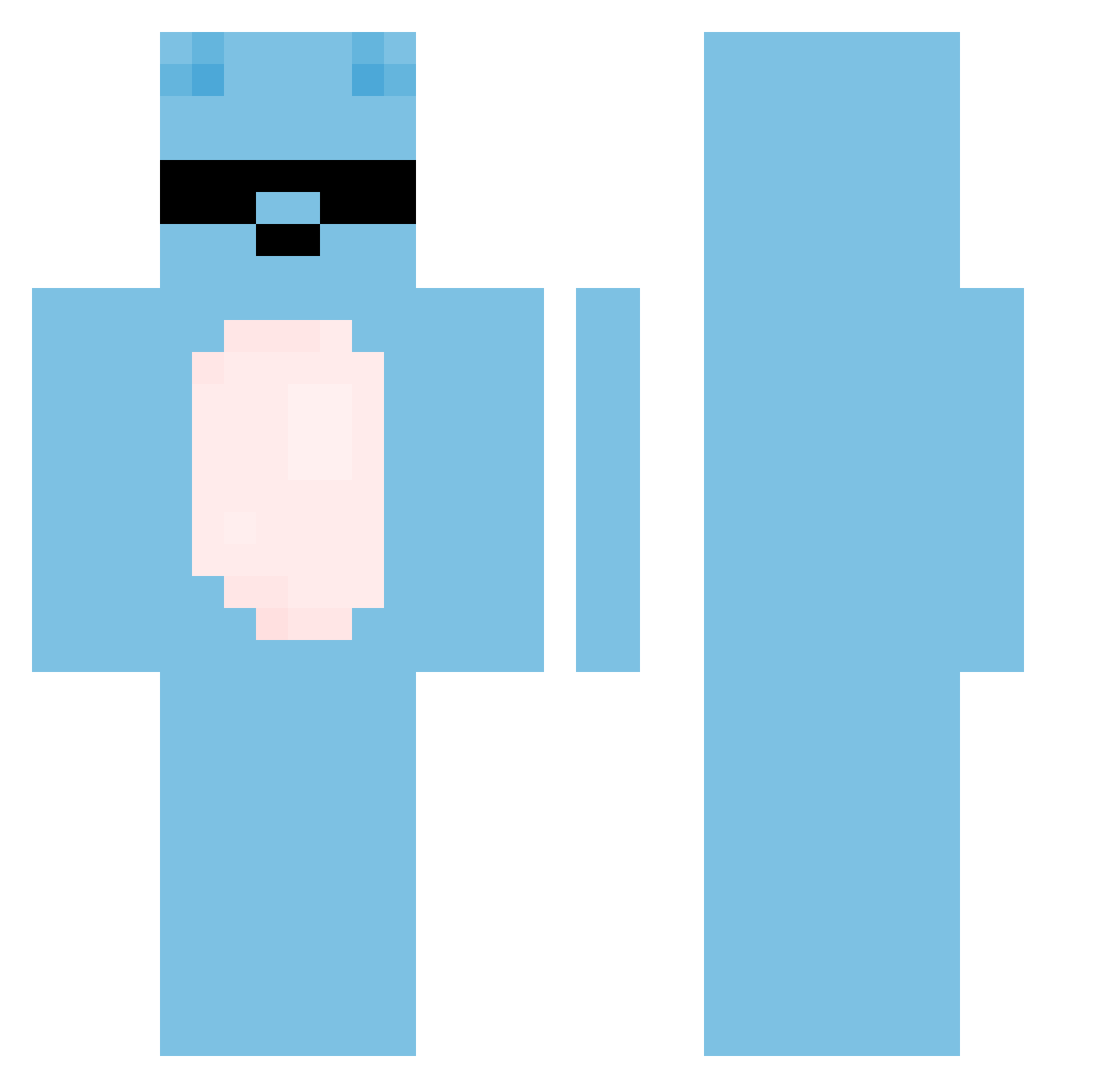 liviaaaaaaa Minecraft skin, front and back view