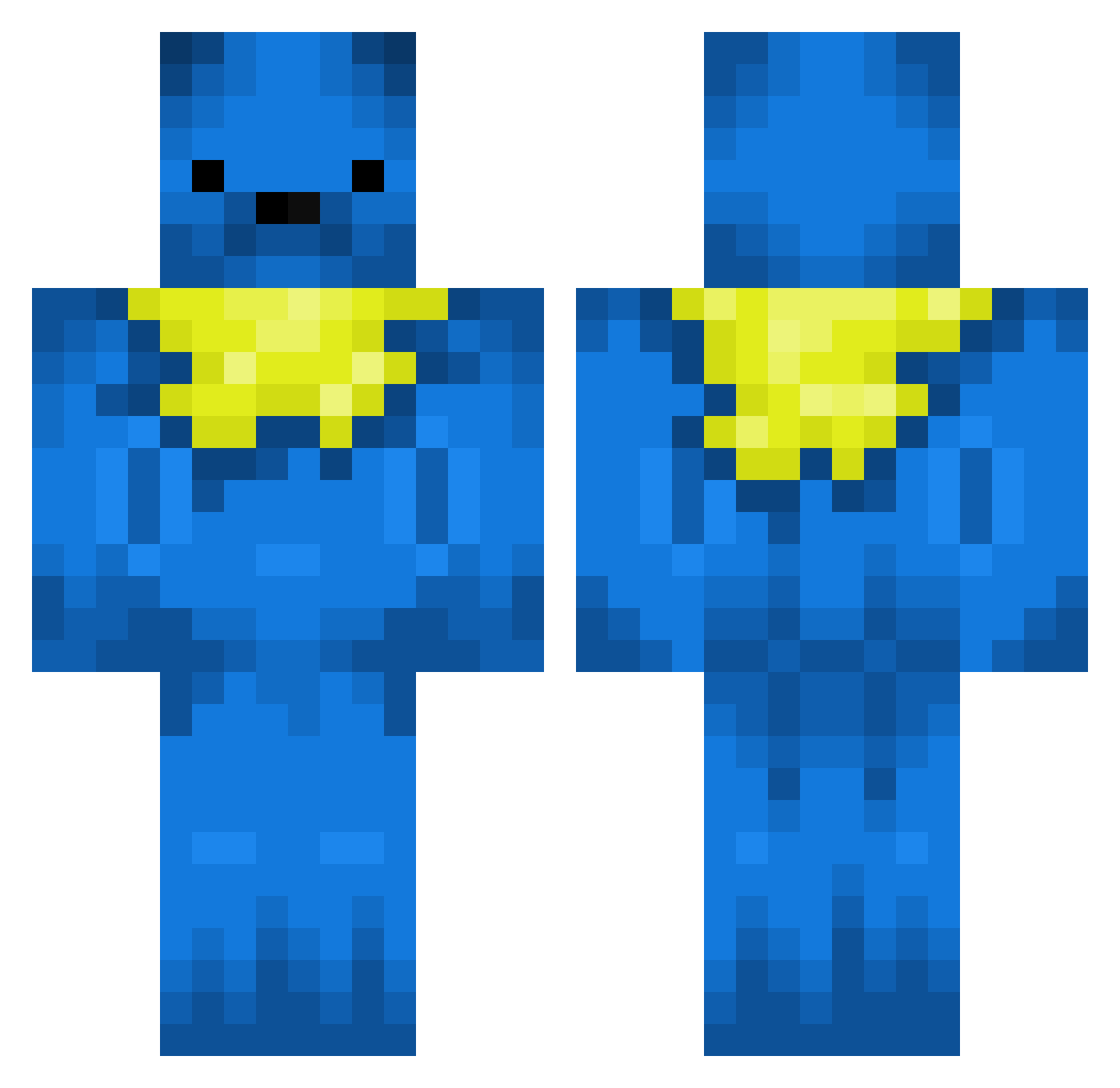 SonicSneeze4255 Minecraft skin, front and back view