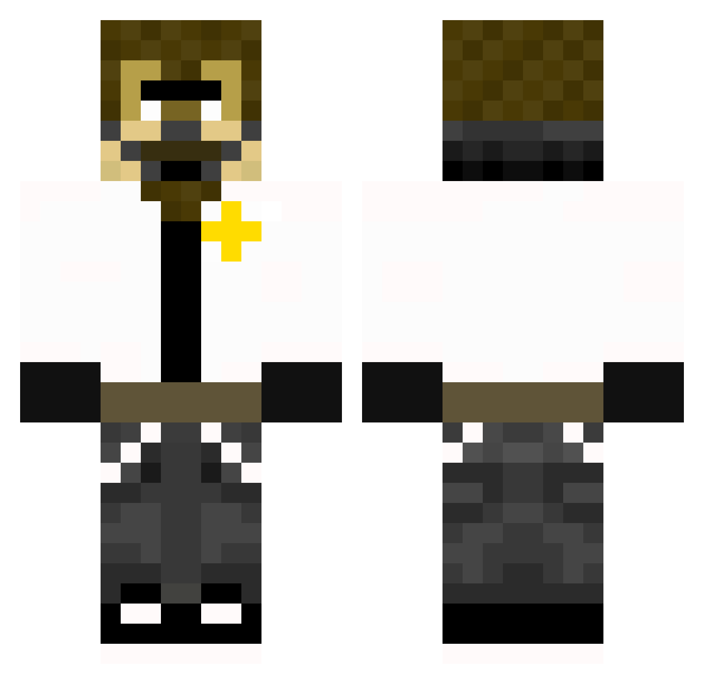 EbuBekirSidik Minecraft skin, front and back view